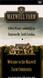 Mobile Screenshot of maxwellfarmsc.com